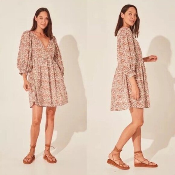 NWT Daughters of India Binita Mini Cotton Dress in Size Small - Picture 3 of 7